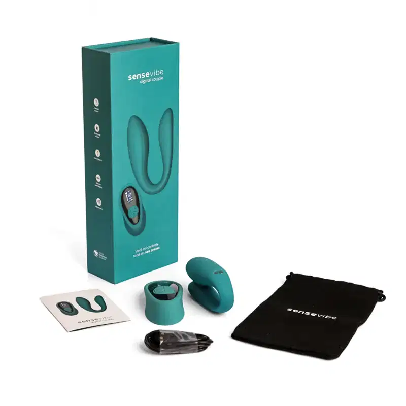 A Sós Sensevibe Digital Couple - Vibrador Recarregável