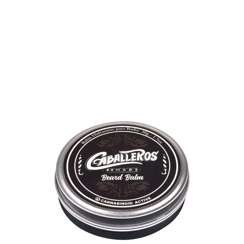 Cera Hidratante para Barba Caballeros Beard Balm. Volumetria de 30g.