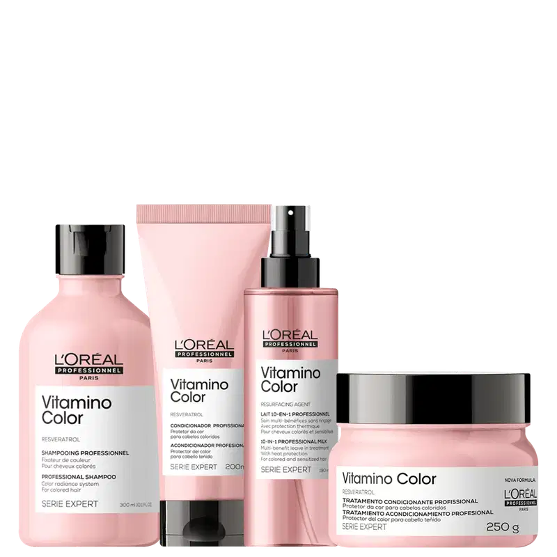 Kit L'Oréal Professionnel Serie Expert Vitamino Color Home Care (4 Produtos)