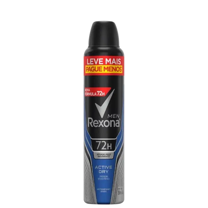 Rexona Men Active Dry 72h - Desodorante Aerosol 250ml