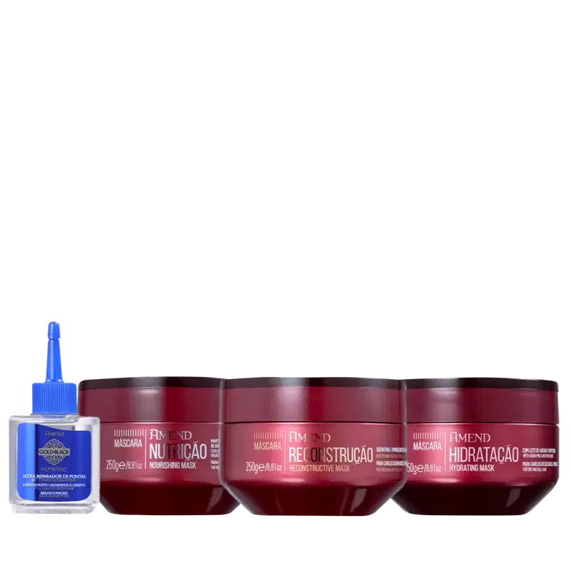Kit Amend Cronograma Capilar Reparador (4 Produtos)
