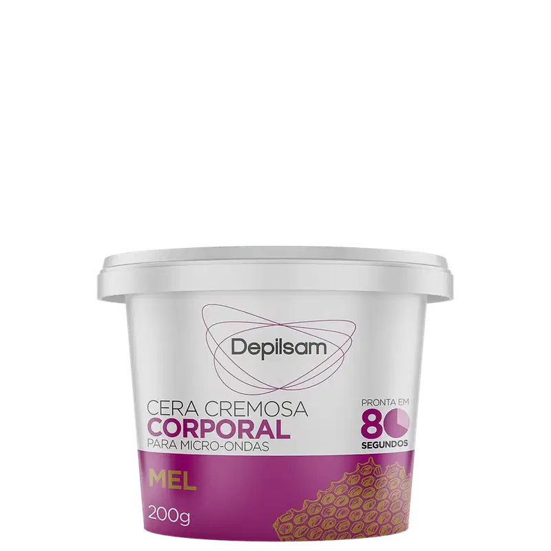 Depilsam Mel - Cera Depilatória para Micro-Ondas 200g