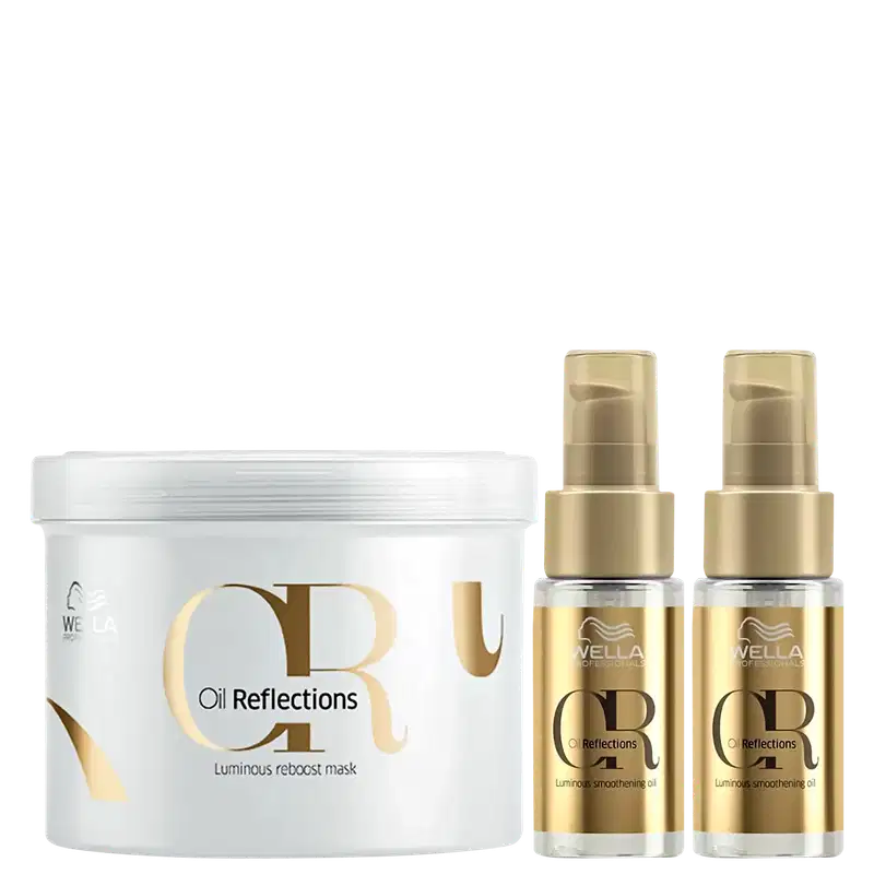 Kit Wella Professionals Plus Shine Reflections Mask Oil (3 Produtos)