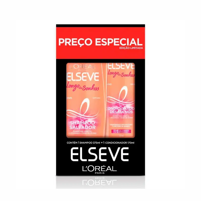 Kit Elseve L'Oréal Paris Longo dos Sonhos Essential Duo (2 Produtos)