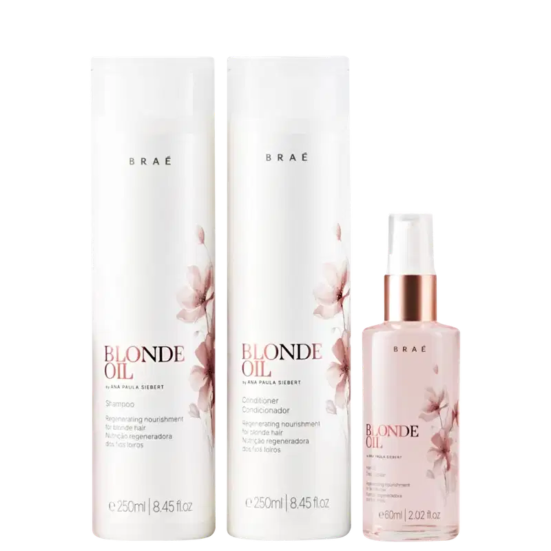 Kit Braé Blonde Oil Trio (3 Produtos)