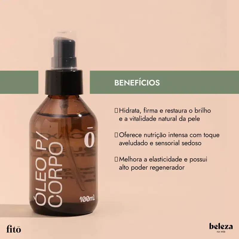 Fitō Pós Banho Vegetal Aromático - Óleo para Corpo 100ml