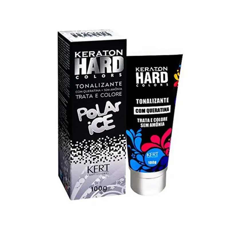 Keraton Hard Colors Polar Ice - Tonalizante Capilar 100g