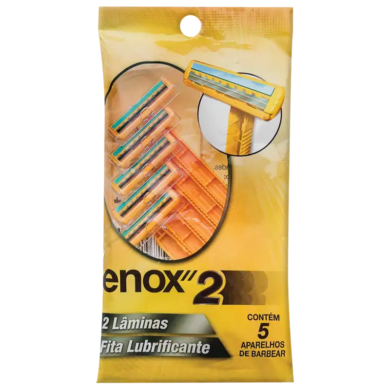  Enox 2 - Aparelho de Barbear (5 Unidades)
