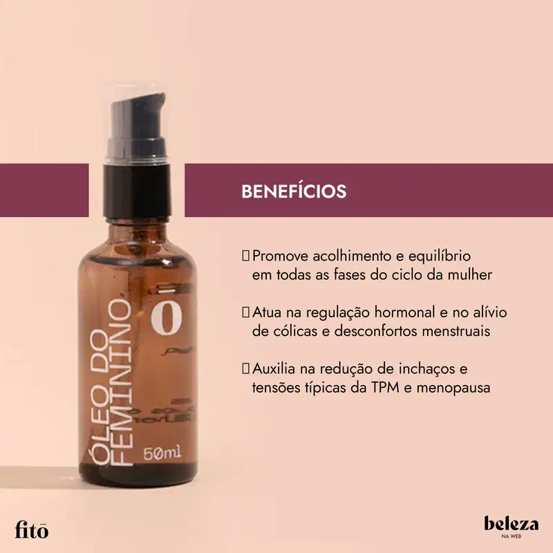 Fitō Óleo do Feminino Conforto e Equilíbrio Hormonal - Óleo Corporal 50ml