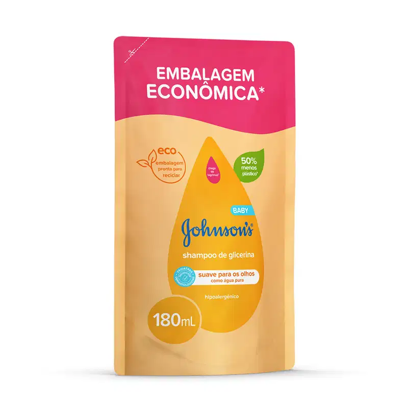 Johnson's Baby Neutro Refil - Shampoo de Glicerina 180ml