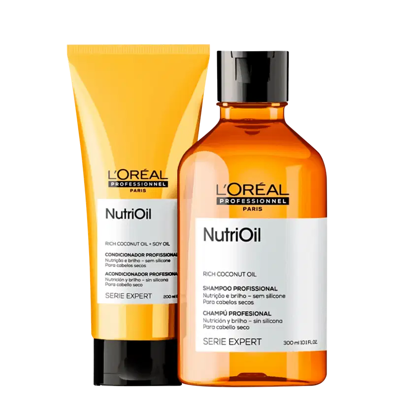 Kit L'Oréal Professionnel Serie Expert NutriOil Cabelos Ressecados (2 Produtos)