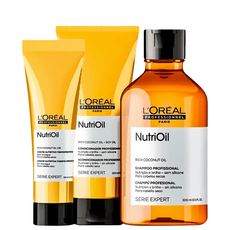 Kit L'Oréal Professionnel Serie Expert NutriOil Power Nutrição (3 Produtos)