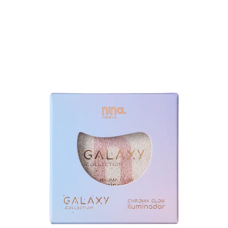 Nina Makeup Galaxy Chroma Glow Plutão - Iluminador 5,3g
