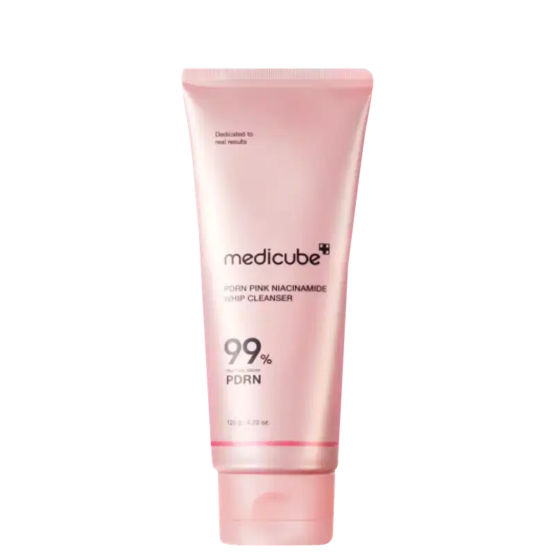Medicube PDRN Pink Niacinamide Whip Cleanser - Espuma de Limpeza 120g
