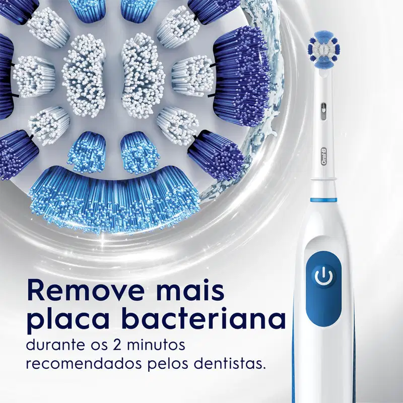 Escova Dental Elétrica Oral-B Pro-Saúde Power + 2 Pilhas