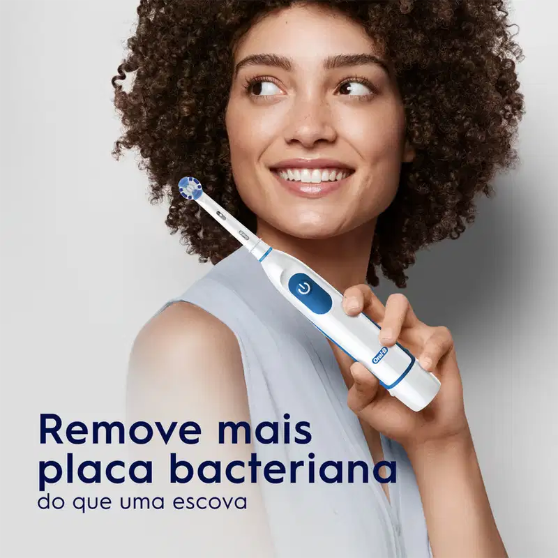 Escova Dental Elétrica Oral-B Pro-Saúde Power + 2 Pilhas