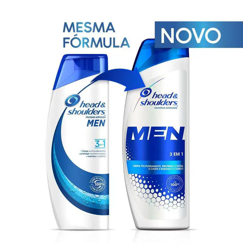 Shampoo Head & Shoulders Men 3 em1 200ml