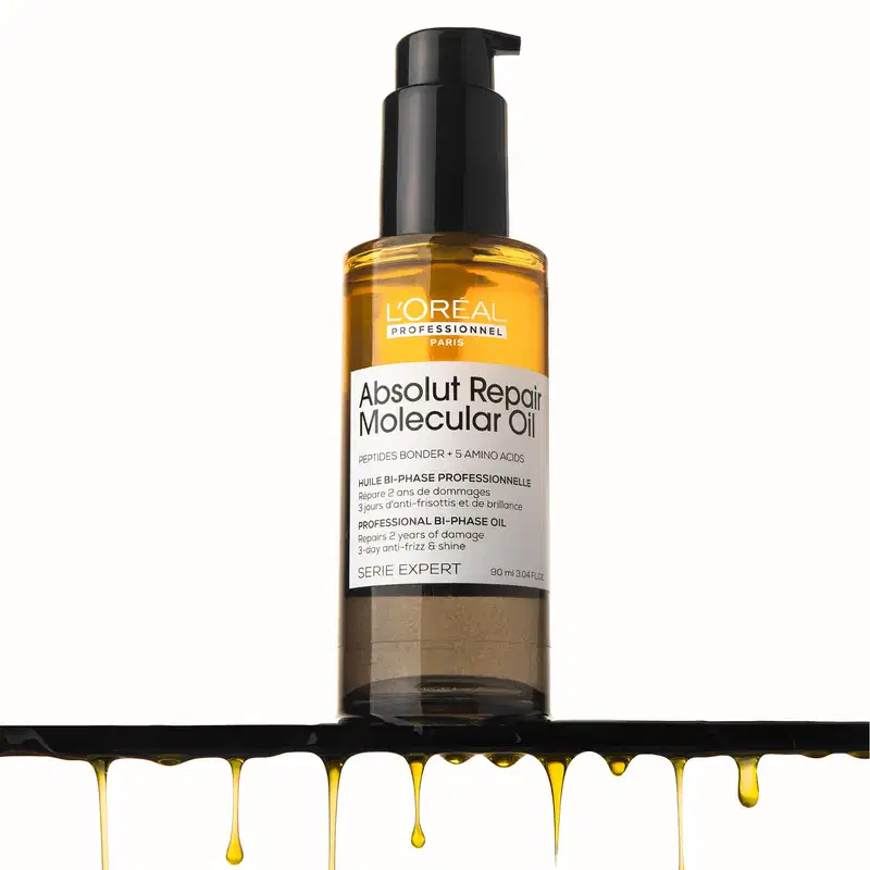 L'Oréal Professionnel Absolut Repair Molecular Oil - Óleo Capilar Bifásico 90ml