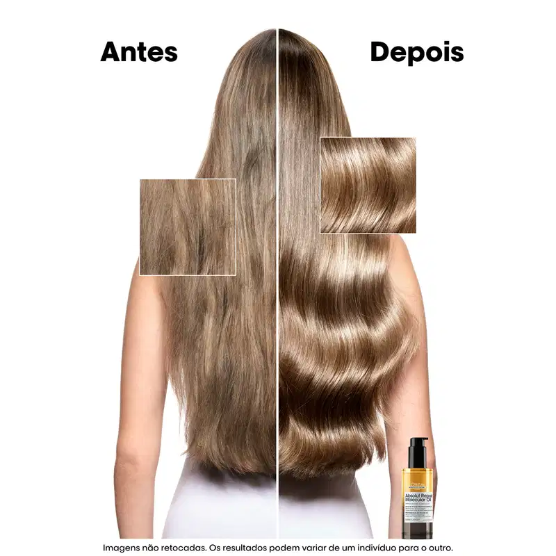L'Oréal Professionnel Absolut Repair Molecular Oil - Óleo Capilar Bifásico 90ml