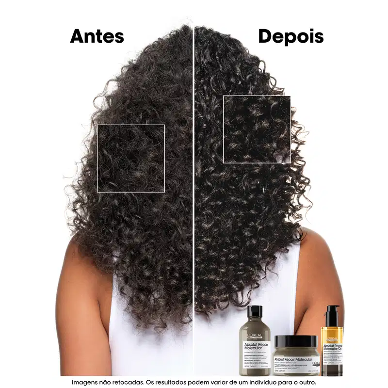 L'Oréal Professionnel Absolut Repair Molecular Oil - Óleo Capilar Bifásico 90ml