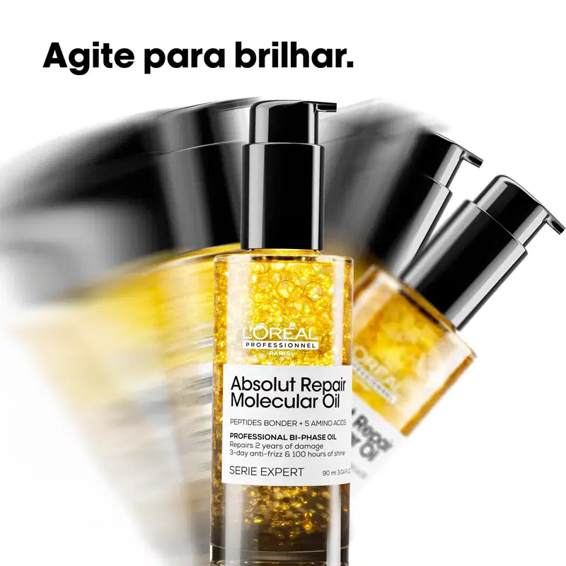 L'Oréal Professionnel Absolut Repair Molecular Oil - Óleo Capilar Bifásico 90ml