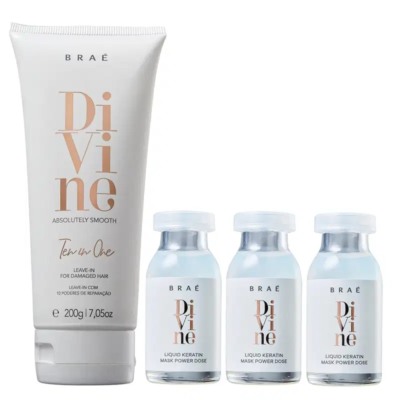 Kit Braé Divine Ten in One + Power Dose (4 Produtos)