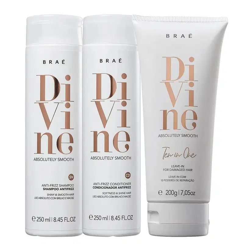Kit Braé Divine + Ten In One (3 Produtos)