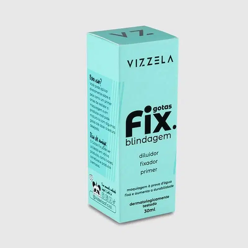 Vizzela Gotas Fix Blindagem - Fluido Multifuncional 30ml