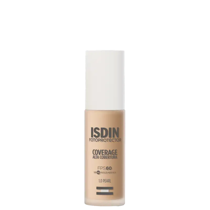 Base Isdin FotoProtector Coverage FPS60 1.0 Pearl Com 30g