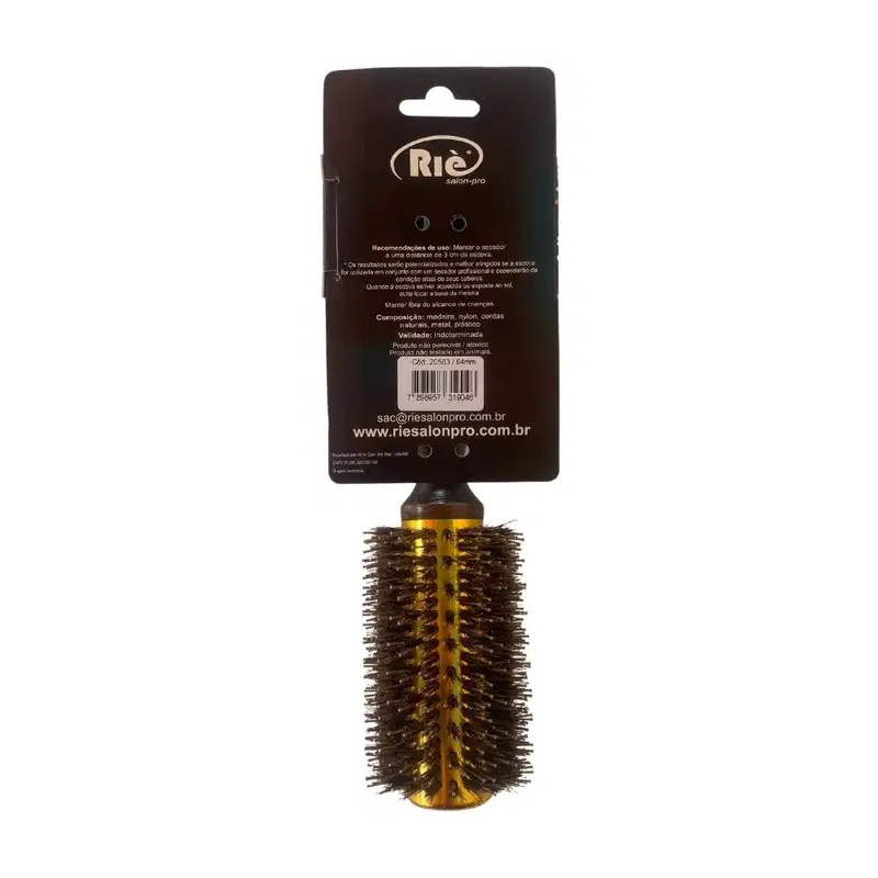 RIÈ salon-pro Infiniti Pro Gold Nano Silver  64mm - Escova de Cabelo