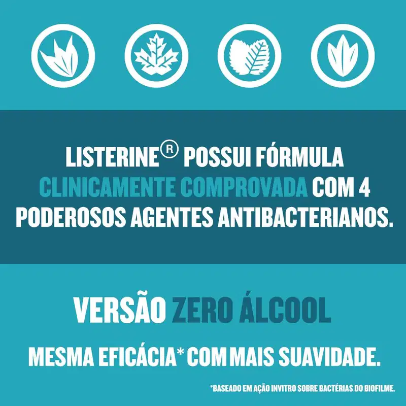 Listerine Cool Mint Refrescância Suave - Antisséptico Bucal 1,5L
