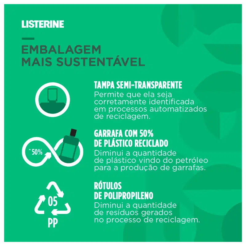Listerine Cool Mint Refrescância Suave - Antisséptico Bucal 250ml