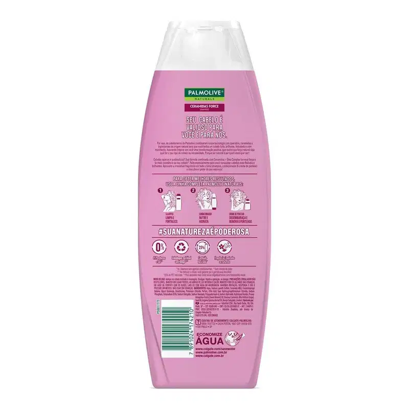 Shampoo Palmolive Naturals Ceramidas Force 350ml