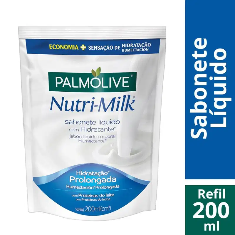 Sabonete Líquido Palmolive Nutri-Milk Hidratante Refil 200ml