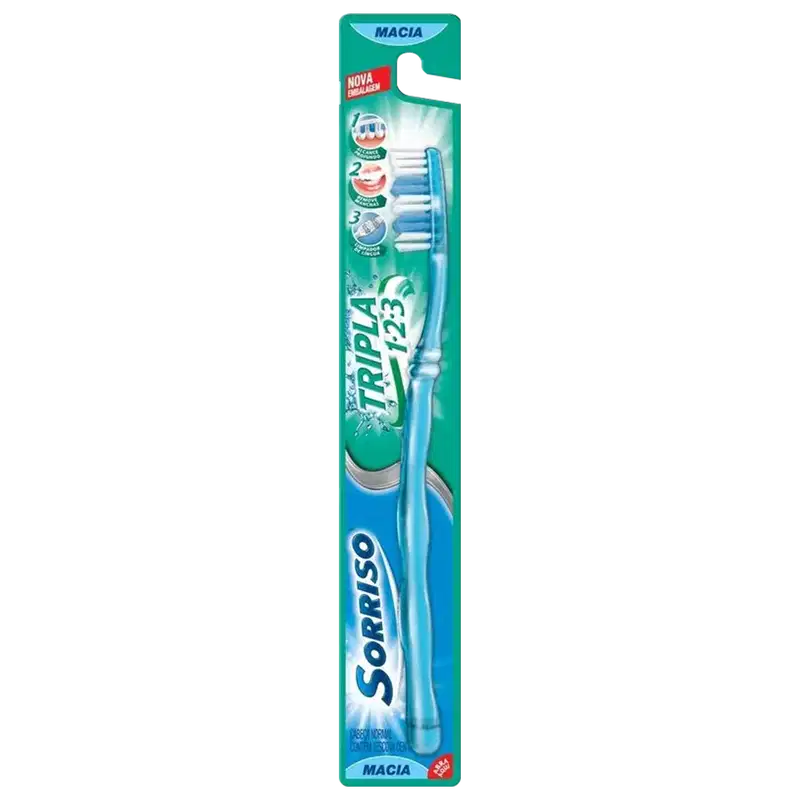 Escova Dental Sorriso Tripla 123