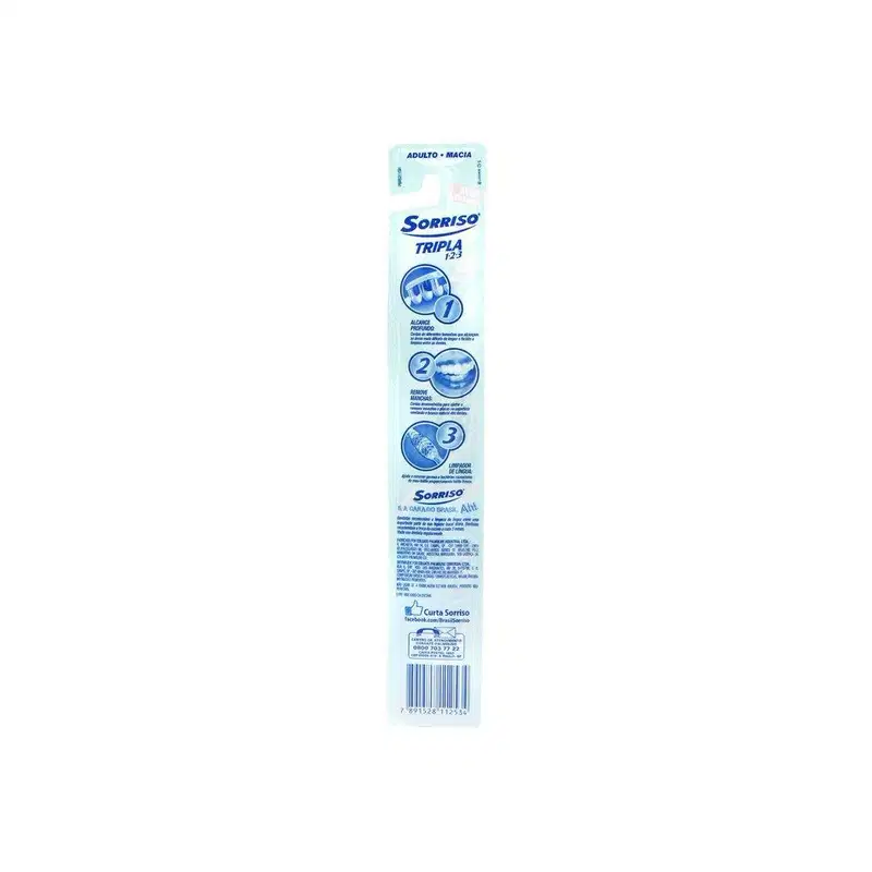 Escova Dental Sorriso Tripla 123