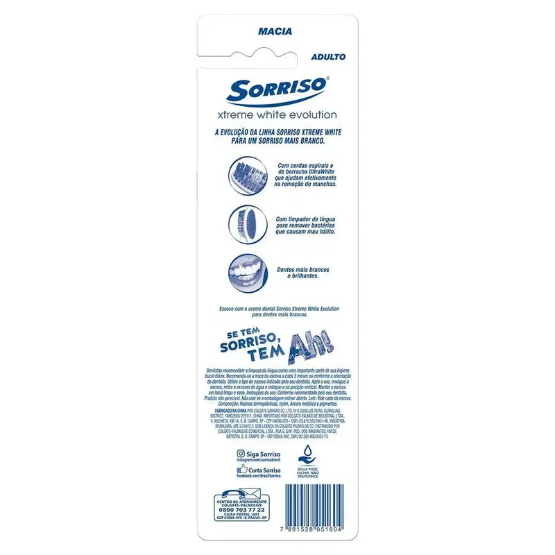 Escova Dental Sorriso Tripla 123