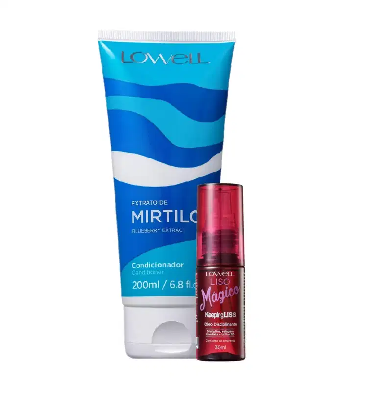 Kit Lowell Extrato de Mirtilo Hidratação Mágica (2 Produtos)