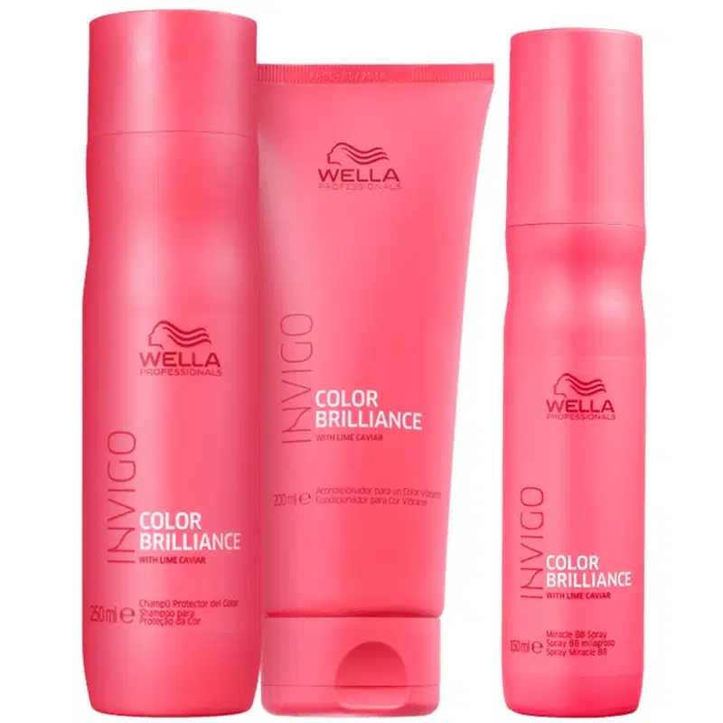 Kit Wella Professionals Invigo Color Brilliance Triplo (3 Produtos)