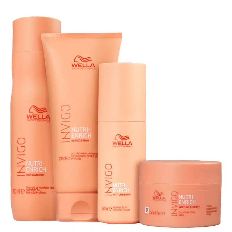 Kit Wella Professionals Invigo Nutri-Enrich Wonder Balm (4 Produtos)