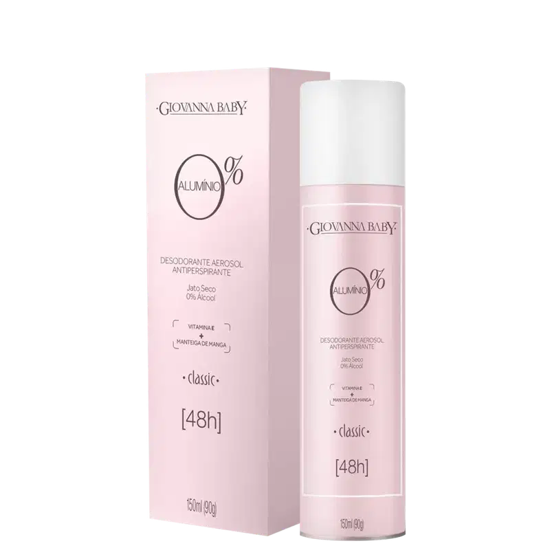 Giovanna Baby Classic 0% Alumínio - Desodorante Aerossol 150ml
