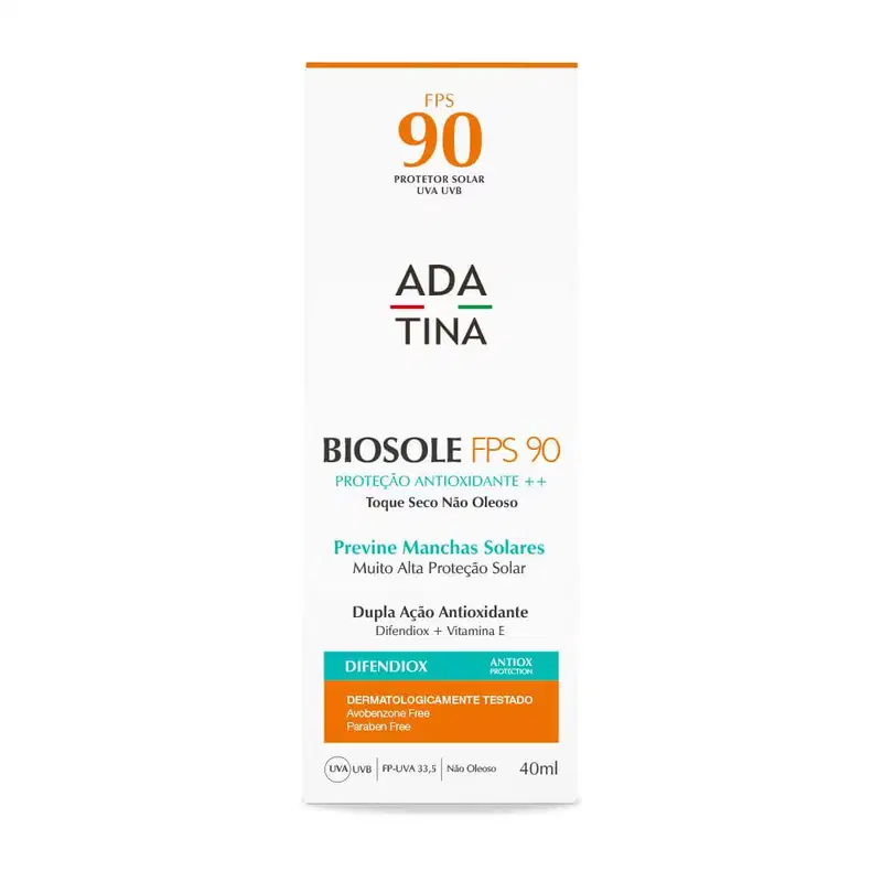 Ada Tina Biosole FPS 90 - Protetor Solar 40ml