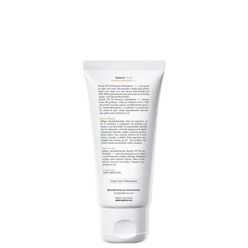 Ada Tina Biosole FPS 90 - Protetor Solar 40ml