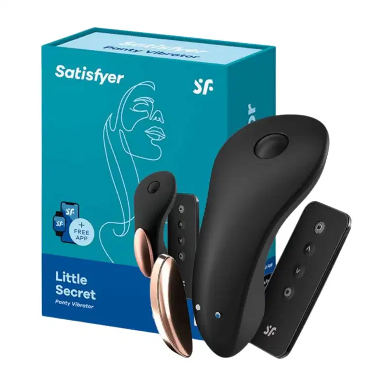 Intt Satisfyer Little Secret  App -  Vibrador e Estimulador de Clitóris