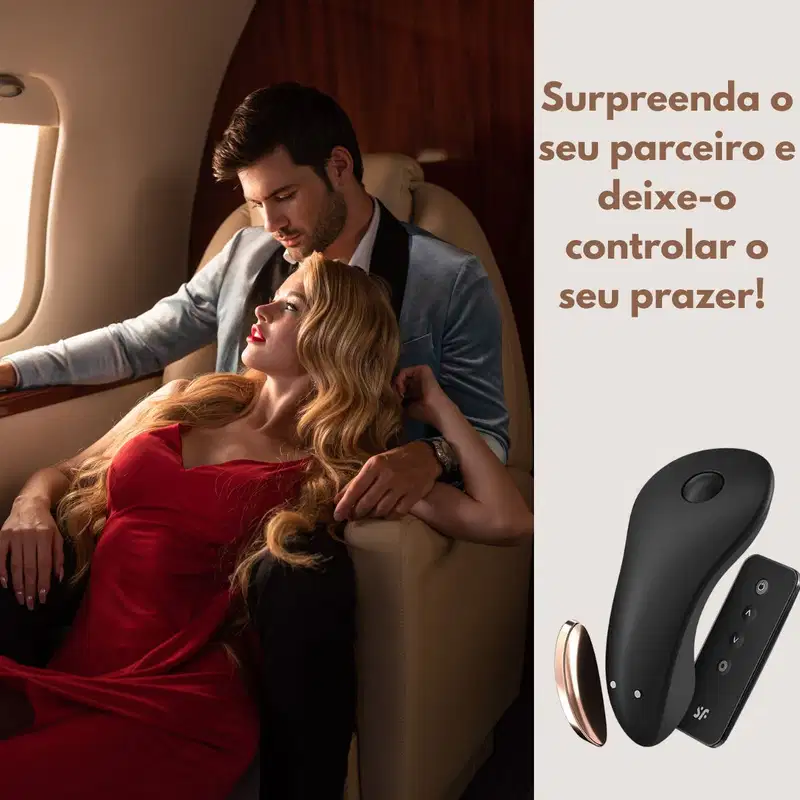 Intt Satisfyer Little Secret  App -  Vibrador e Estimulador de Clitóris
