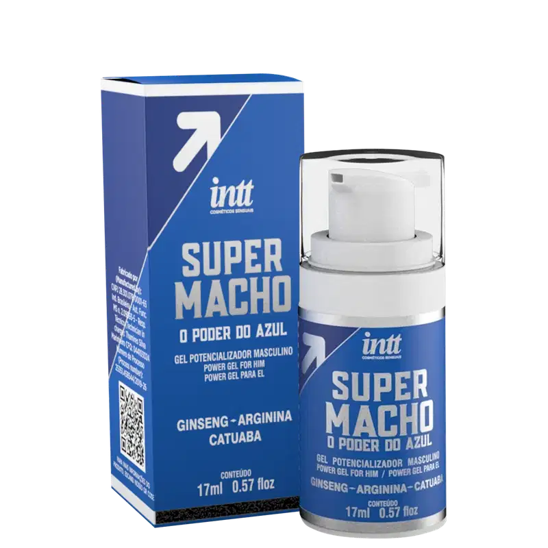 Intt Super Macho O Poder do Azul - Gel Potencializador Masculino 17ml