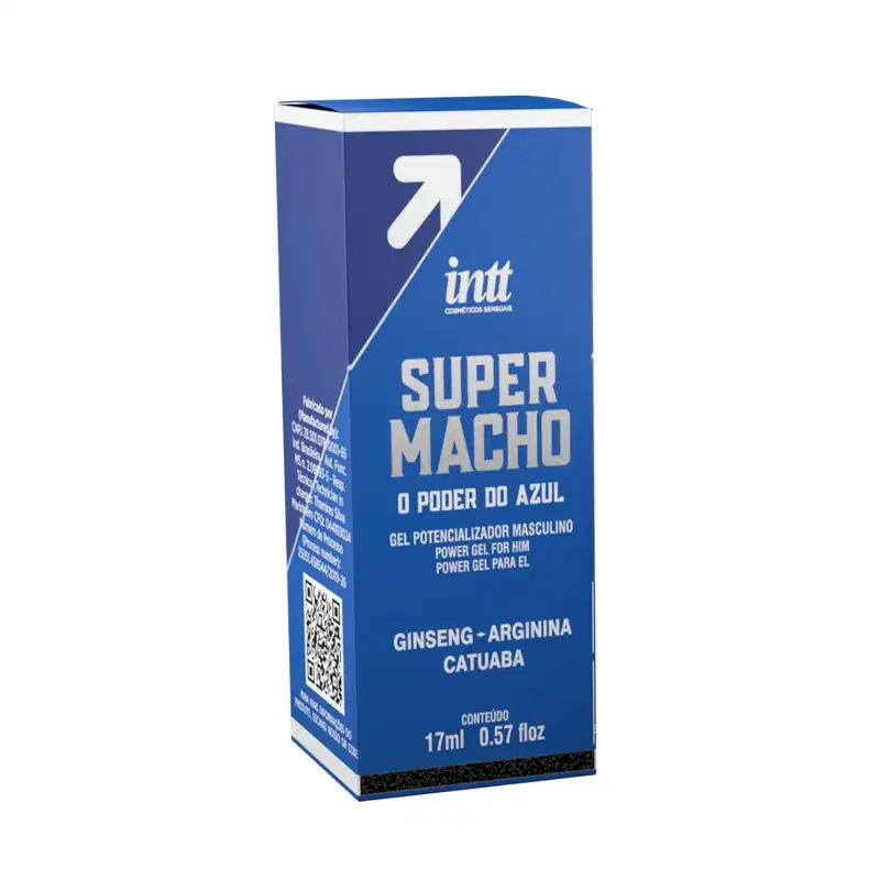 Intt Super Macho O Poder do Azul - Gel Potencializador Masculino 17ml