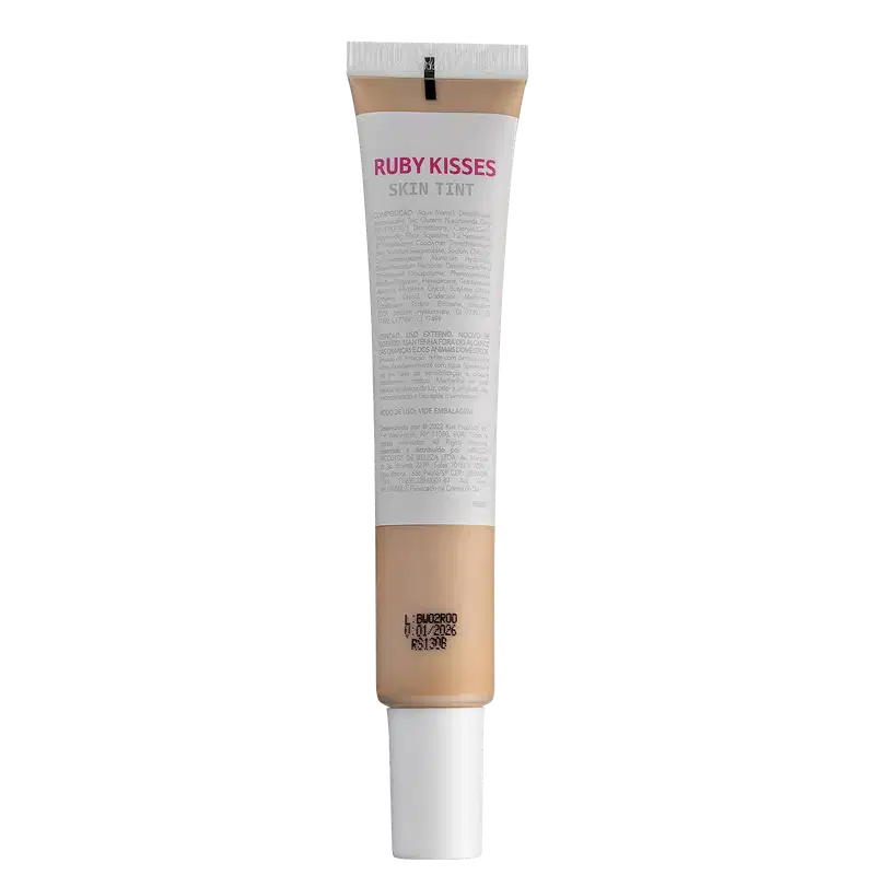 Ruby Kisses Skin Tint Fluida 130 - Base Líquida 30ml