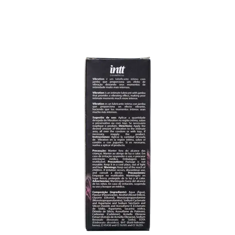 Intt Vibration Power Chiclete - Gel Estimulador de Libido 17ml