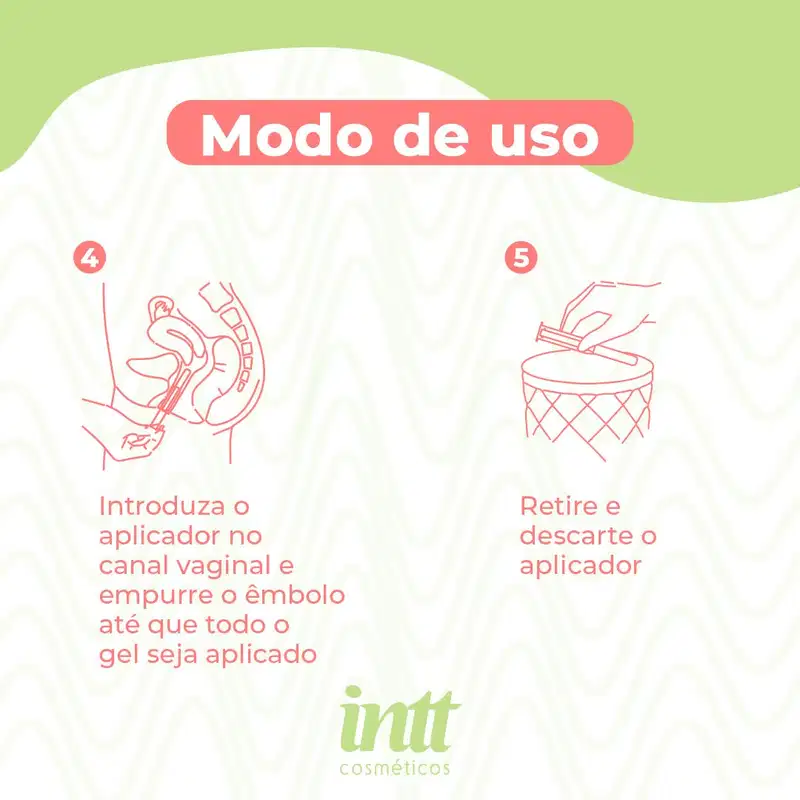 Intt Lub Viber Sabor Morango - Lubrificante Íntimo 5g